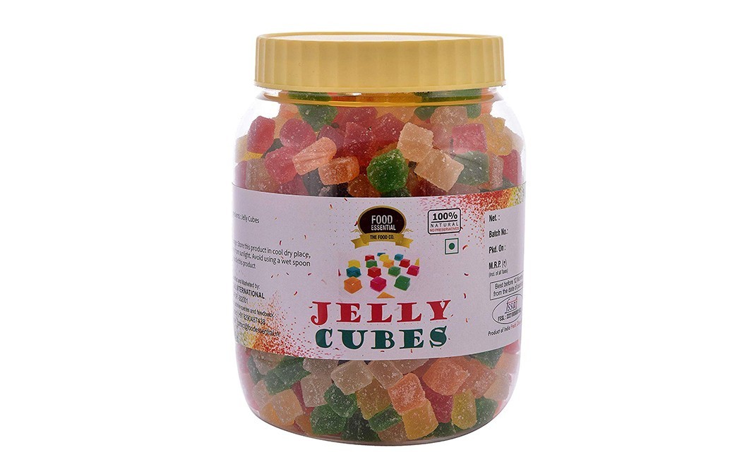 Food Essential Jelly Cubes    Plastic Jar  250 grams